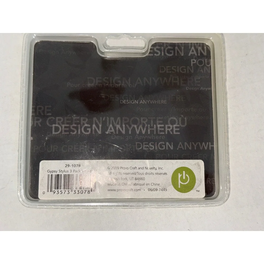 Cricut Gypsy Stylus 3 Pack Version 1 Provo Craft 29-1078 Green Silver New